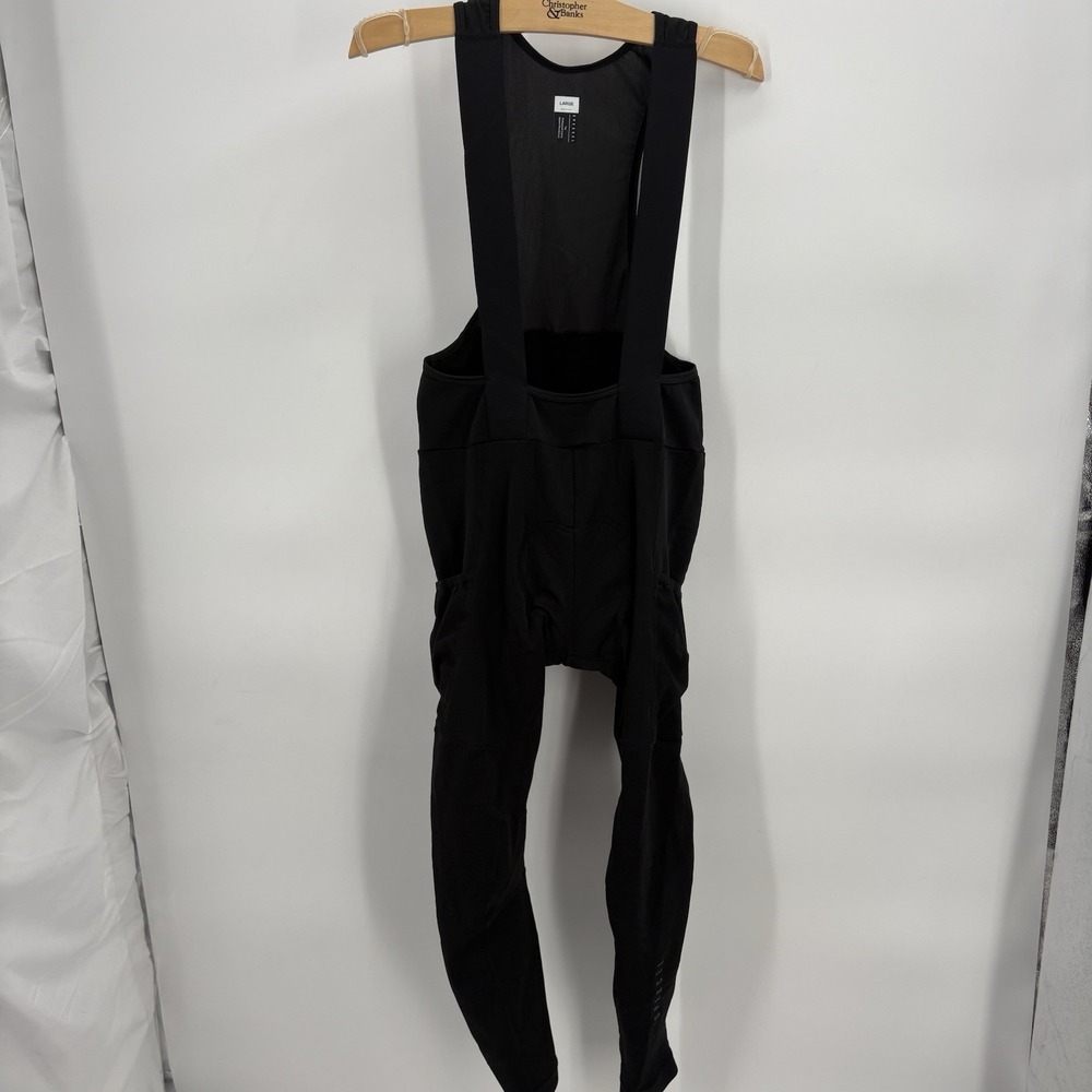 Spexcel Black Thermal Bib Tights Compression Pants Men's Large-Pockets & Padding